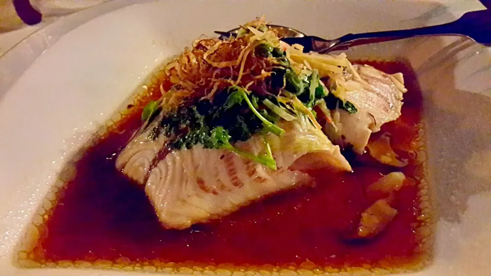 fish in ginger  sauce #Bangkok #MandarinOriental #food #Thai cuisine|anthony williamさん