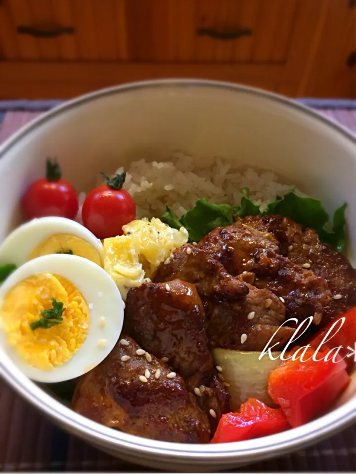 とんてき丼🐷弁当⭐︎9/22|くららさん