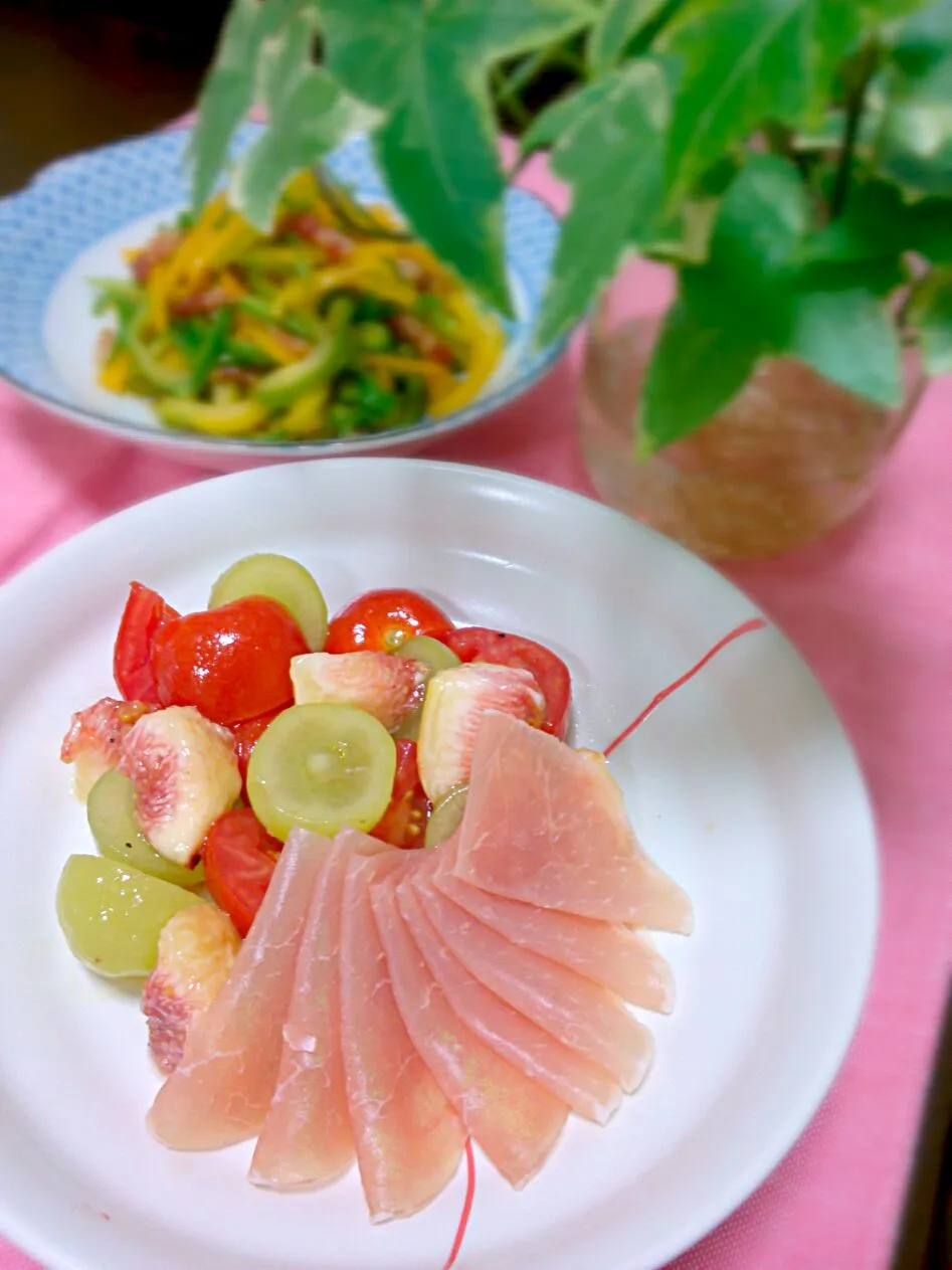 uncured ham & marinated fruits!!|和田 匠生さん