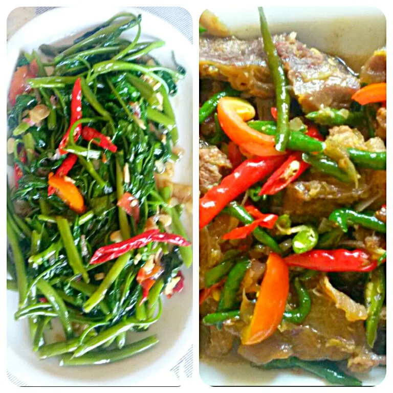 Hari ini masakin menu kesayangan anak gadis ada #beef #oystersauce dan sayur yg di suka sekeluarga #cah #kangkungpolos hmm.... tinggal nunggu buat makan siang b|FebyByaさん