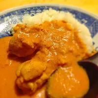 バターチキンカレー。地元で評判のお店に行ったけど売り切れだったので、自宅で執念のリベンジ！|asnhさん