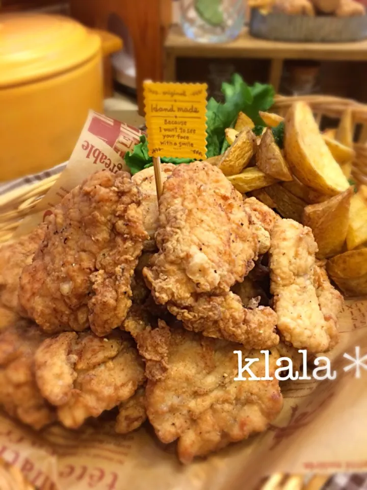 胸肉でもしっとりフライドチキン🐔|くららさん