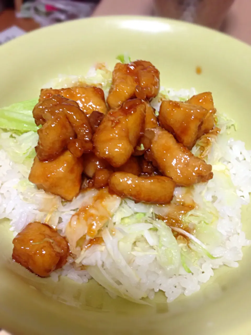 鳥胸肉の照り焼き丼|べーちゃんさん