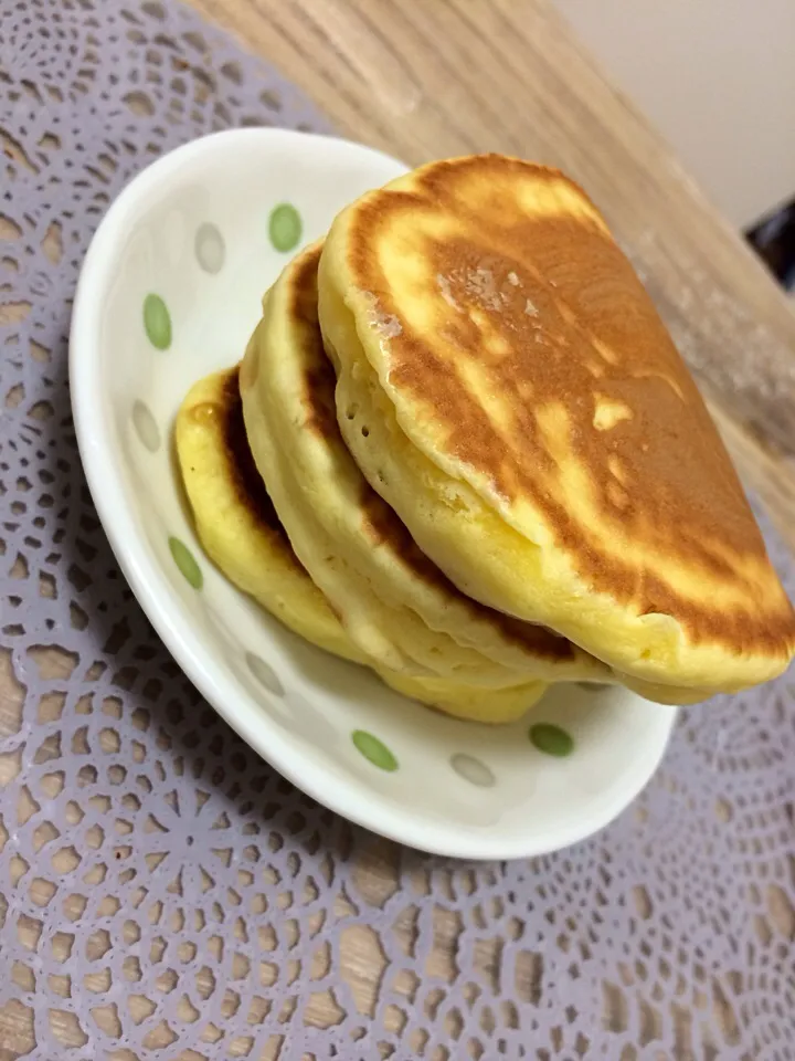 Snapdishの料理写真:厚焼きパンケーキ|えみさん