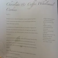 Chocolate & coffee whole meal cookies|Jackie Fiebigさん