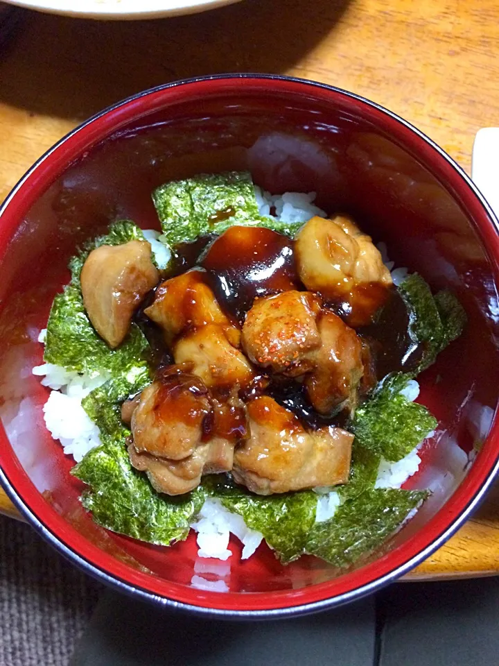 焼き鳥丼|はのあさん