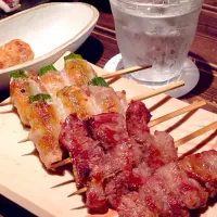 知り合いの店で焼きトン|もりさん