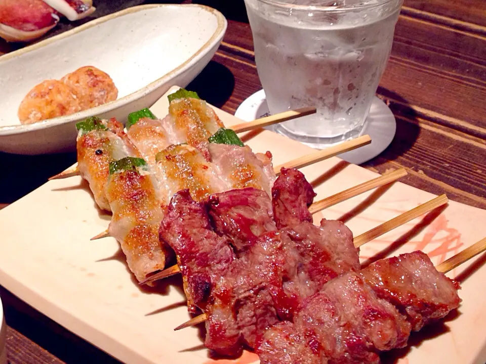 知り合いの店で焼きトン|もりさん