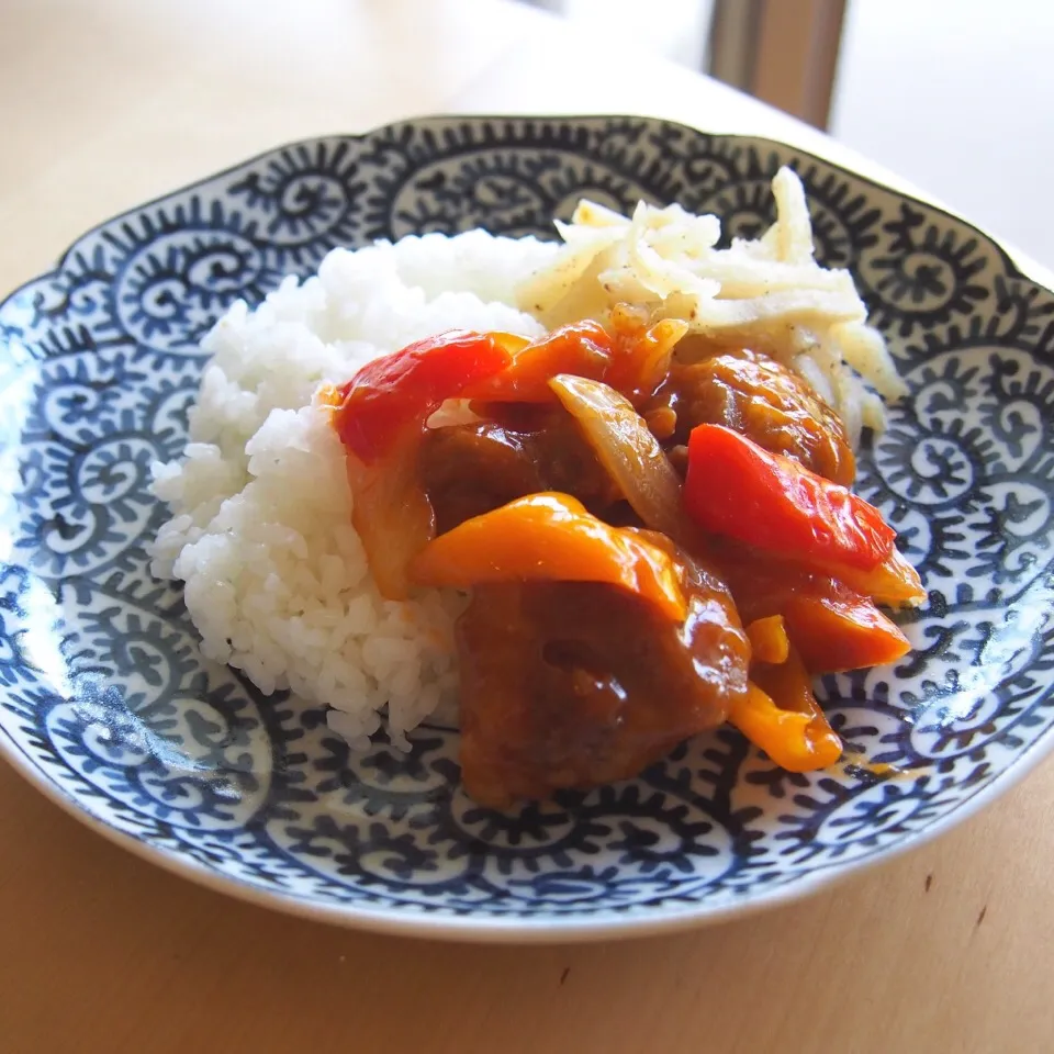 酢豚丼|らいちさん