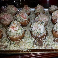 stuffed mushrooms with bacon|Crisi Marie Garciaさん