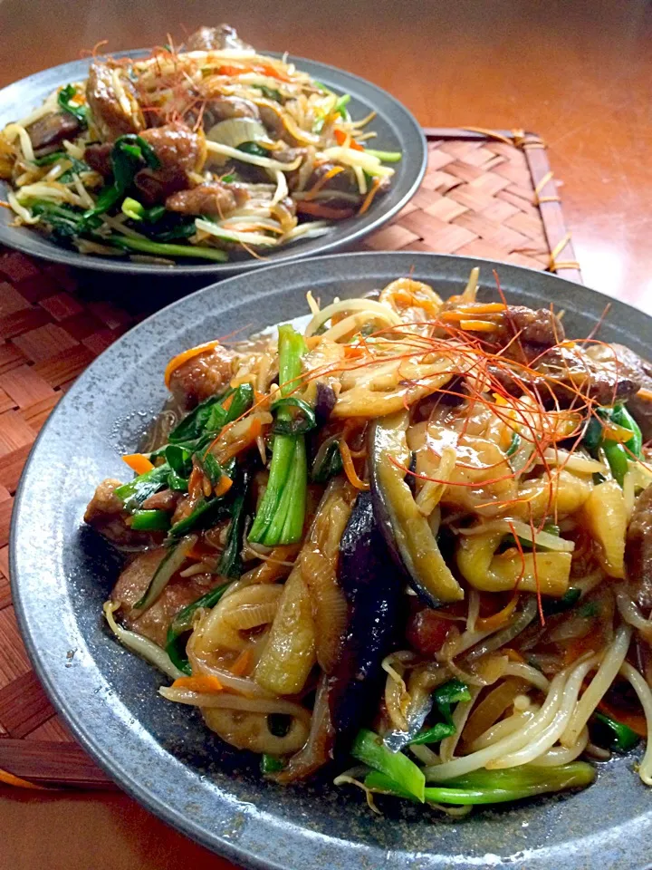 Stir-fried liver&Chinese chives🔥レバニラ〜|🌈Ami🍻さん