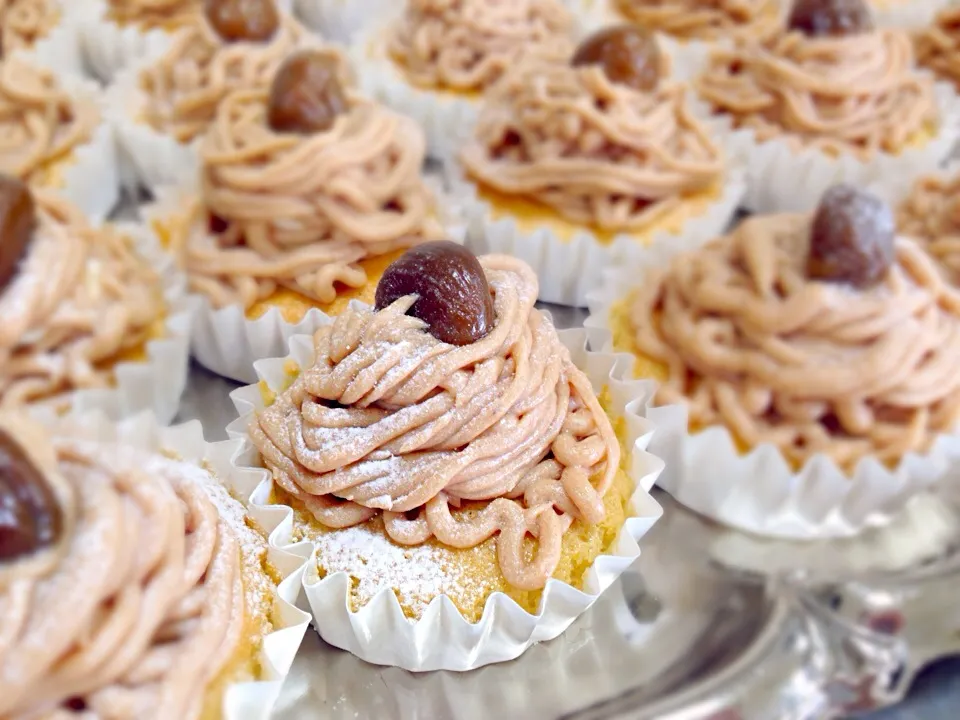 Mont Blanc cupcakes|cheesyさん