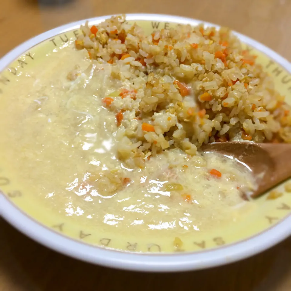 卵あんかけチャーハン|ししたにさん