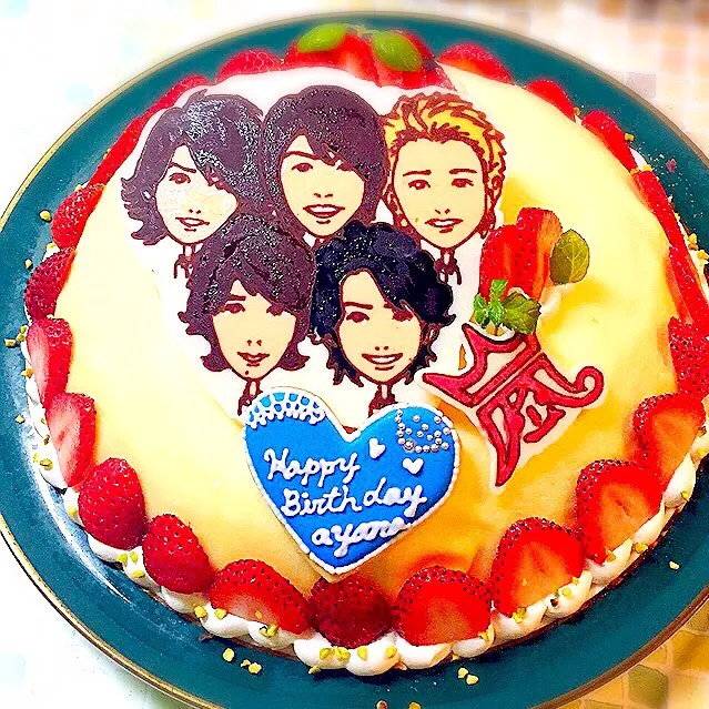 嵐！ミルクレープのバースデーケーキ♡|naruきっちんさん