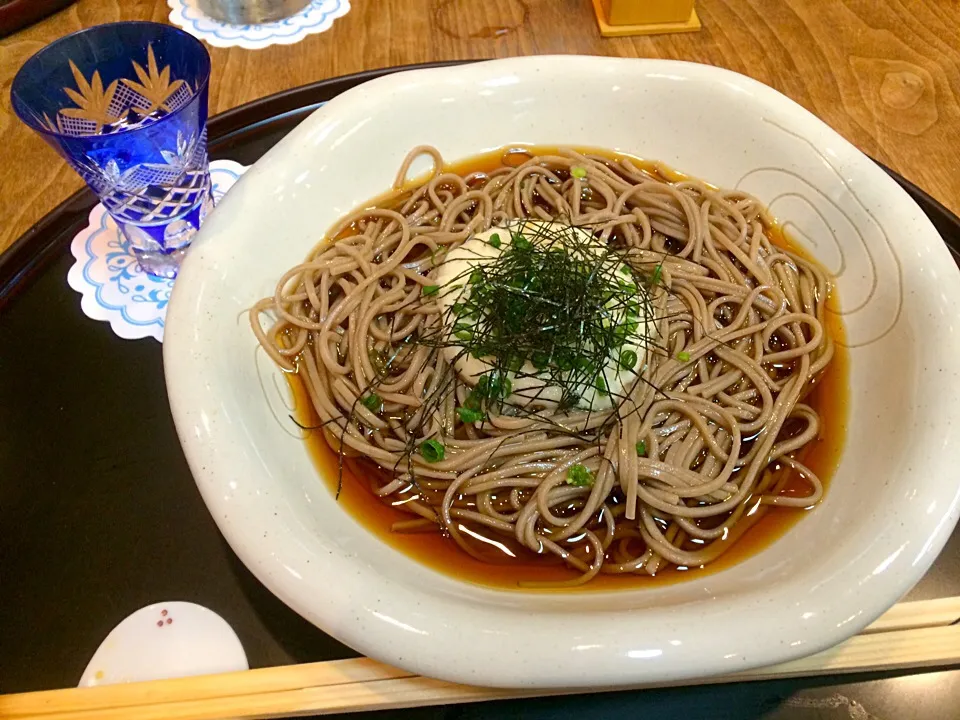 〆のとろろそば|きむらゆりかさん