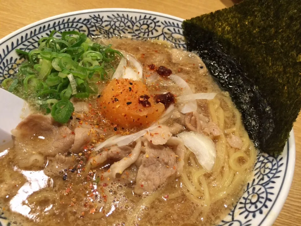 Snapdishの料理写真:丸源ラーメン  肉そば|qtyucoさん