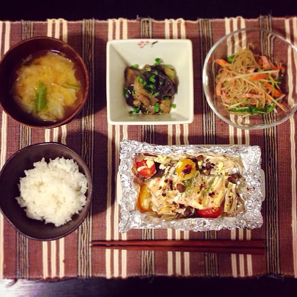 Snapdishの料理写真:今日の夜ご飯  2014.9.24.|あいこ ⁎ˇ◡ˇ⁎さん