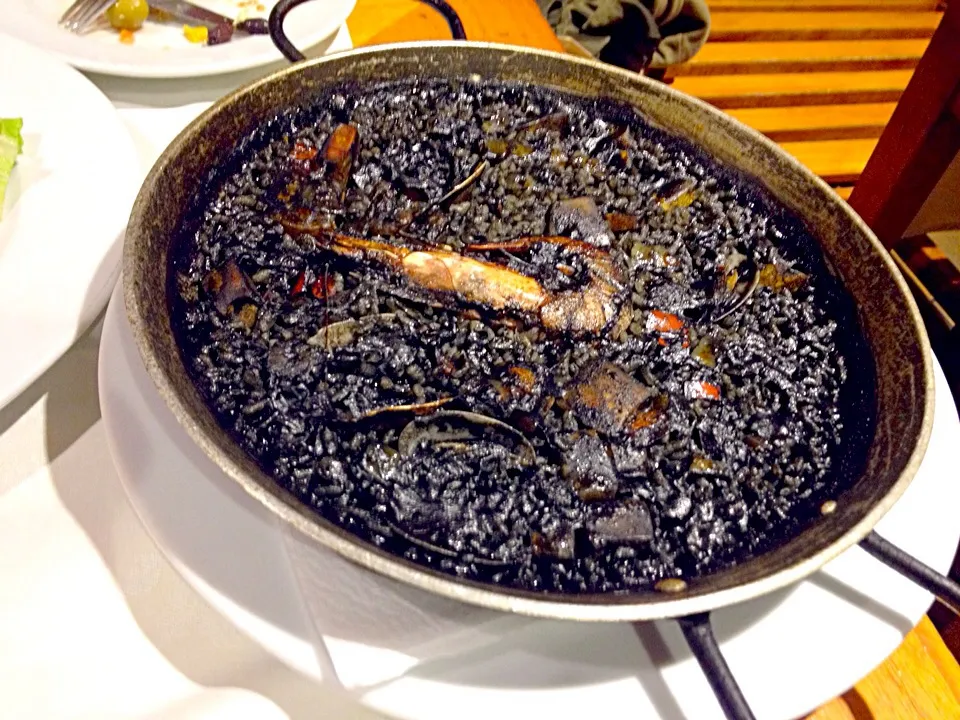 black rice paella|あやこさん