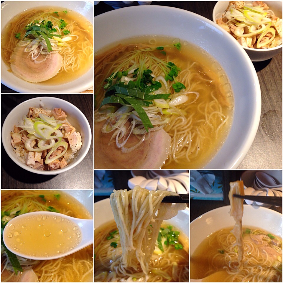 ラーメン＋チャーシュー丼のランチセット@光麟堂(御成門)