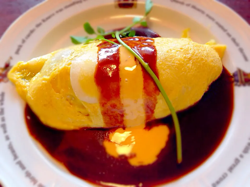 お餅とチーズのオムライス|まいぴーさん