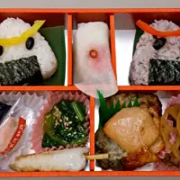 Snapdishの料理写真:むすび丸弁当|マロン×マロンさん