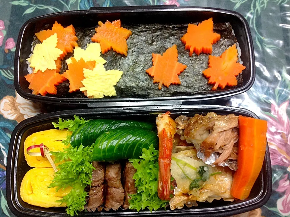 紅葉弁当|みーこさん