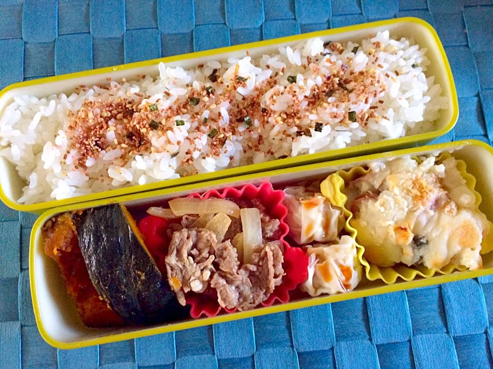 Snapdishの料理写真:2014.9.26  旦那お弁当(*^^*)|sayakyameさん