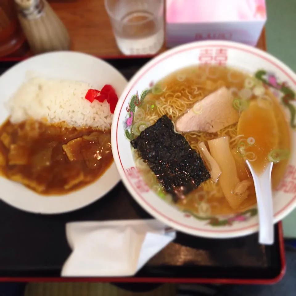 釜石ラーメン&ミニカレーセット|るっくさん