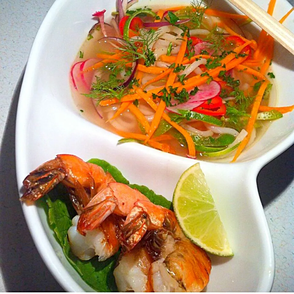 Shrimp and Spring Vegetable Pho|Jenn Strangeさん