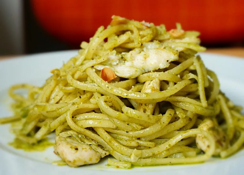 Pesto chicken pasta|麻糬さん