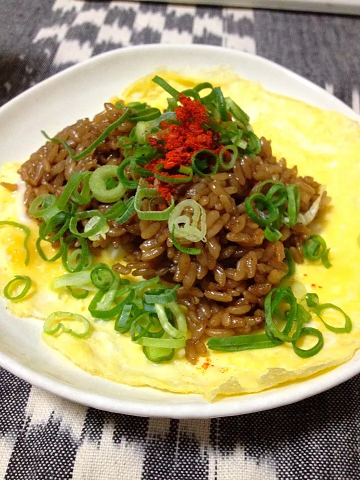 新福菜館の焼きめしアレンジ？|あくびさん