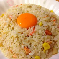 Salmon Fried Rice with Egg Yolk|Kiki Linさん