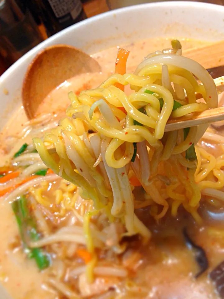 ＠札幌ラーメン味源「塩サンマーメンで〆ちゃいました！(＞人＜;)」|TETSU♪😋さん