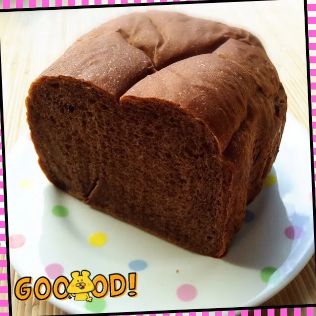 Banana cocoa loaf - ふかふかバナナココアパン|cocoaさん