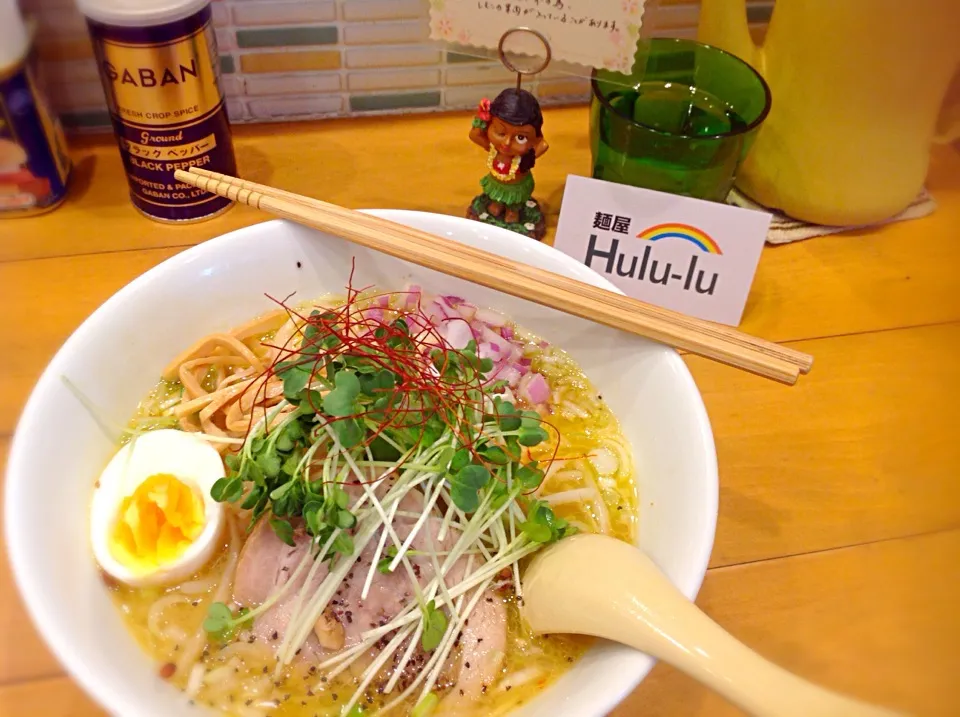 麺屋 Huluーlu 🍜😋 土曜日限定鶏パイタンSOBA|アライさんさん