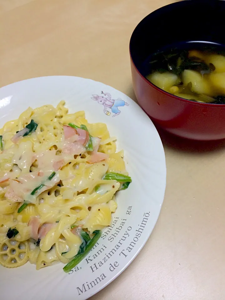 クリームソースのマカロニパスタ|Chihiroさん