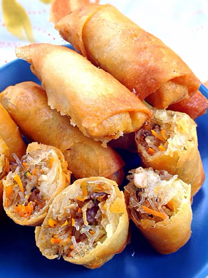 Veggie spring roll😘|🍃aeyafternoon🌾さん