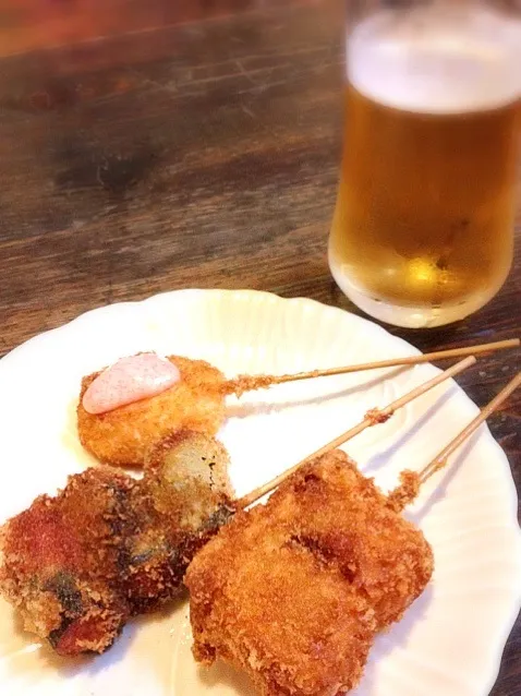 バル 新免館 串カツとビール|ぴろさん