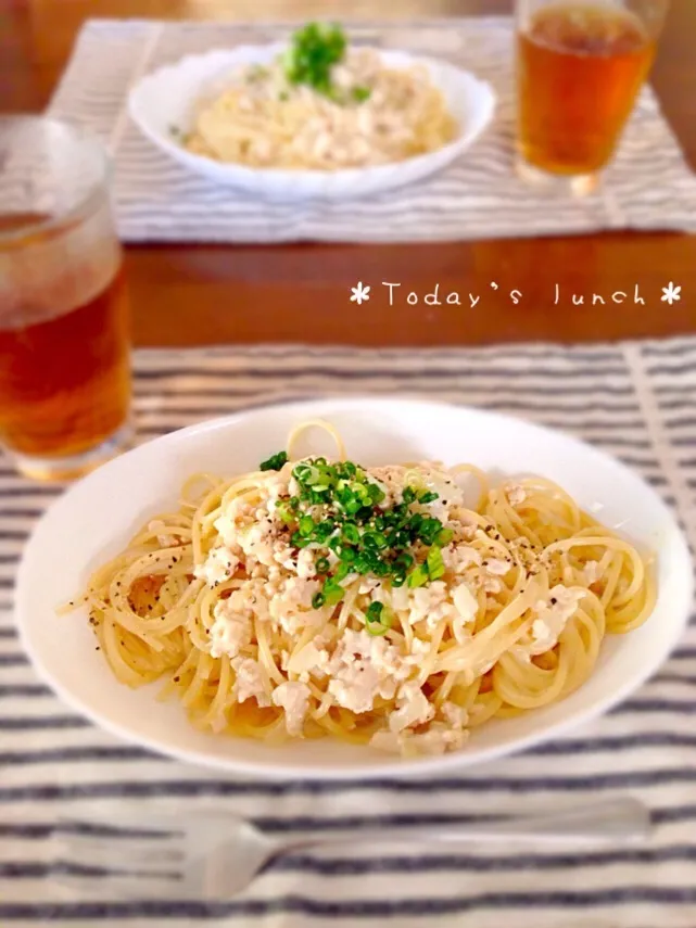 隠し味は白味噌♪*和風クリームパスタ♡|hayuさん