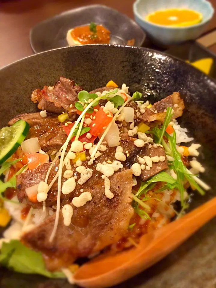 ランパス使って にく亭のステーキ丼♪♪|ナナさん