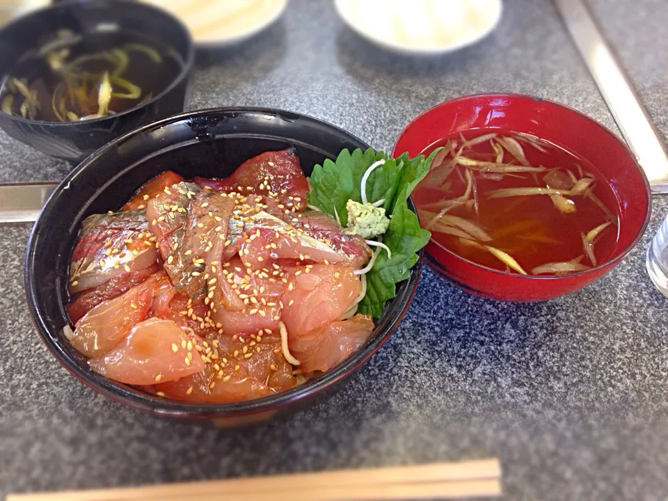 三種漬け丼|かぁさん