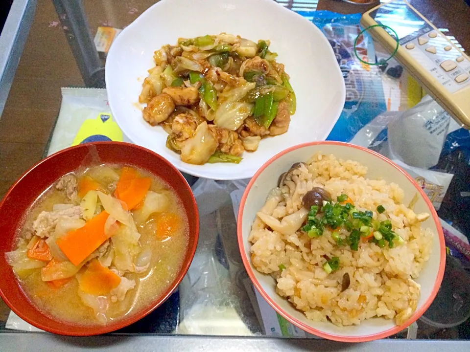 Snapdishの料理写真:#９月２７日（日）早めの夕食|Takayaさん