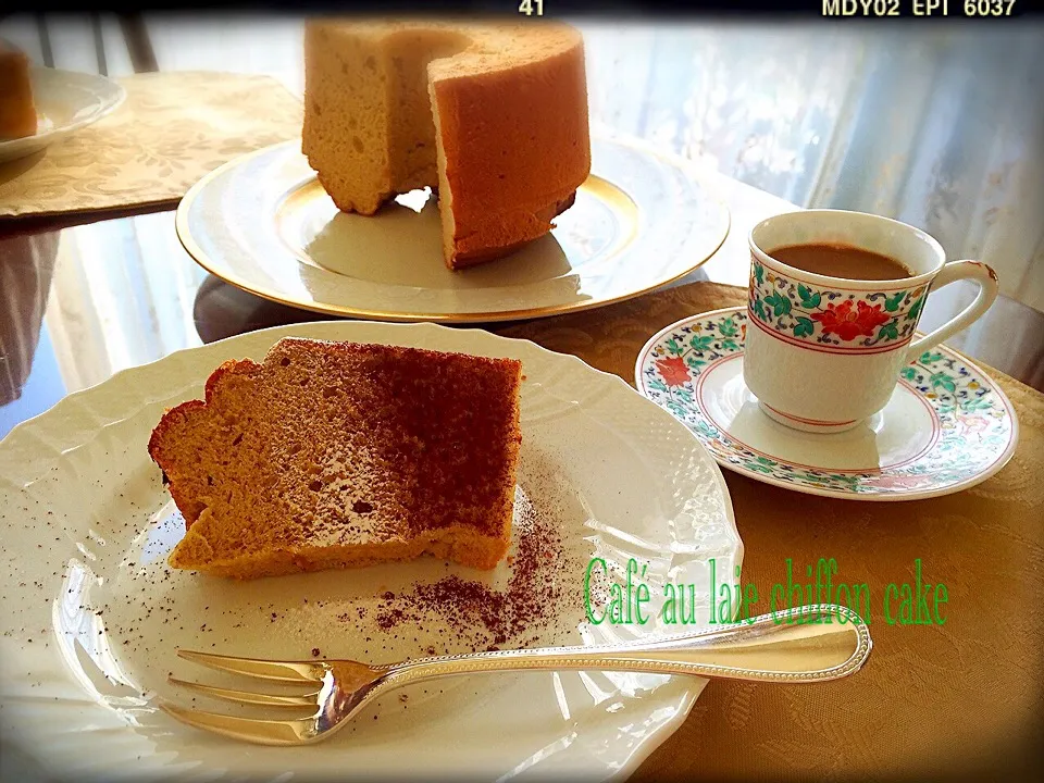 Café au lait chiffon cake|72roseさん