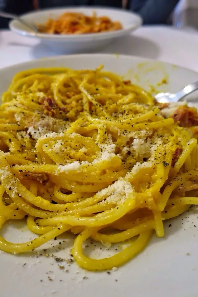 Carbonara @Trattoria dell'Omo|manaworldさん