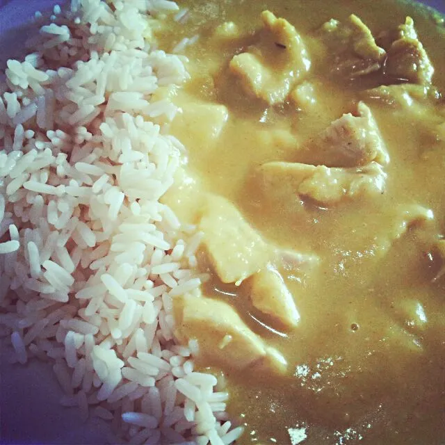 Snapdishの料理写真:pollo al curry|Scaglione Biancaさん