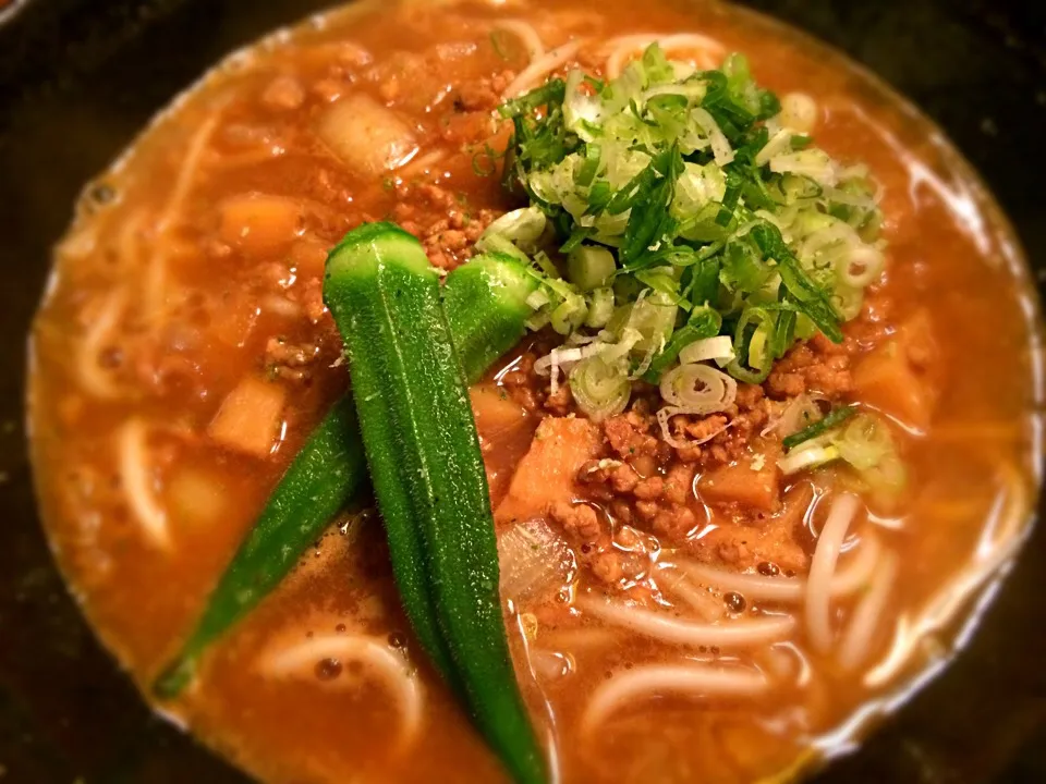 豚ひき肉と筍の出汁カレー1|半田手延べそうめんの店 阿波や壱兆さん