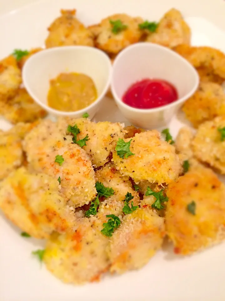 parmesan chicken nuggets|Chiho Yamamotoさん