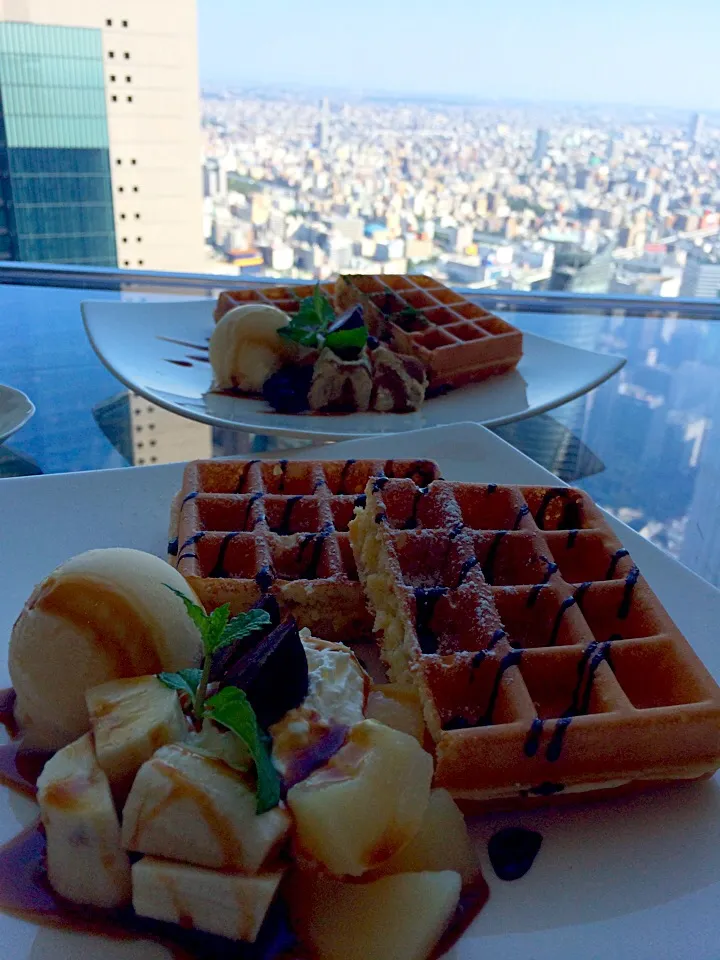 カフェ シエル ワッフル 高島屋|このみさん