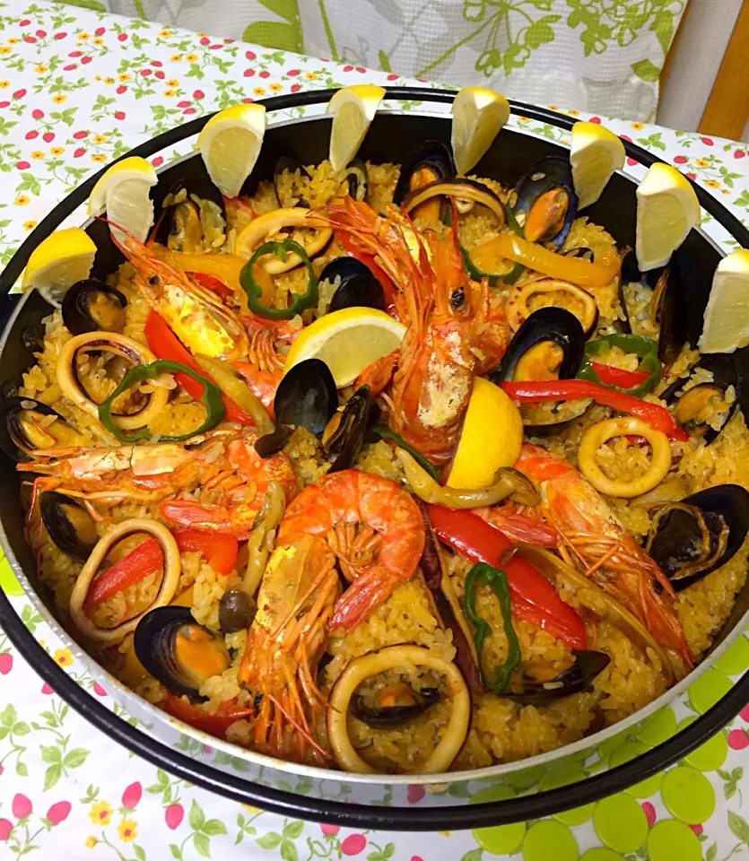 Seafood paella|gachiyunaoさん