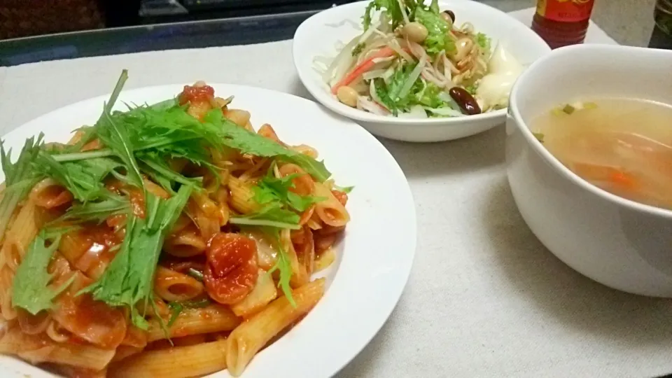 ﾄﾏﾄﾊﾟｽﾀ&ｺﾝｿﾒｽｰﾌﾟ✨|kaz(*･ω･)さん